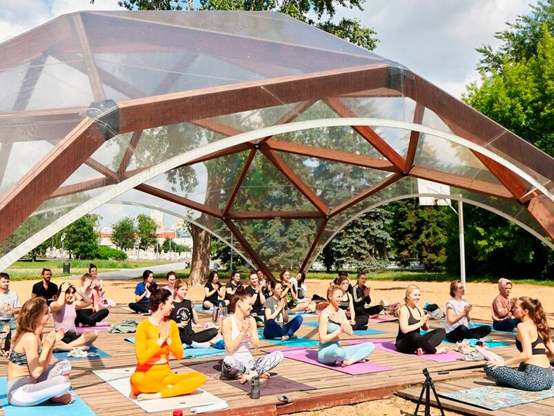 Прозрачный деревянный шатер 10x10