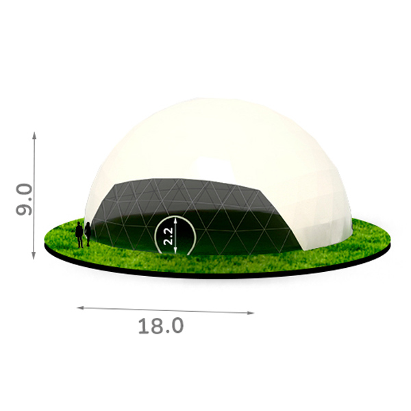 Шатер сфера 18x18