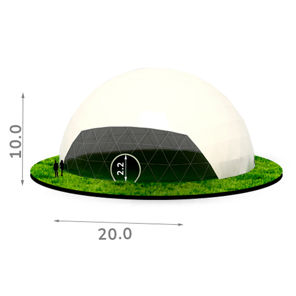 Шатер сфера 20x20