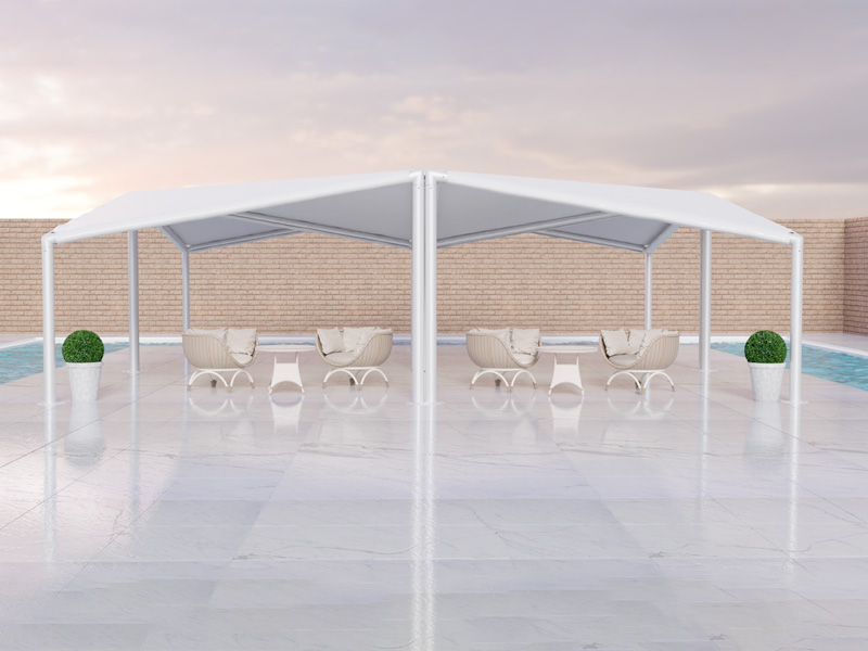 Шатёр Кайт белый 12x12