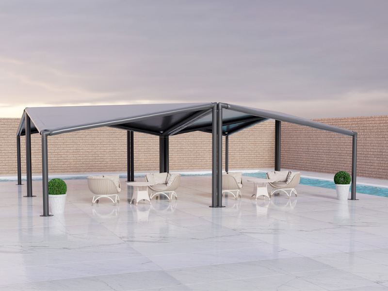 Шатёр Кайт 12x12 (Чёрный)