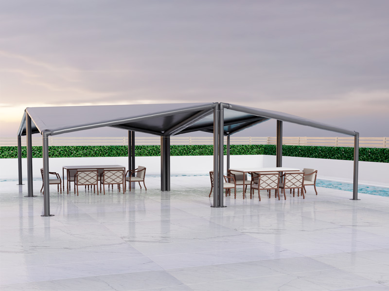 Шатёр Кайт 12x12 (Чёрный)