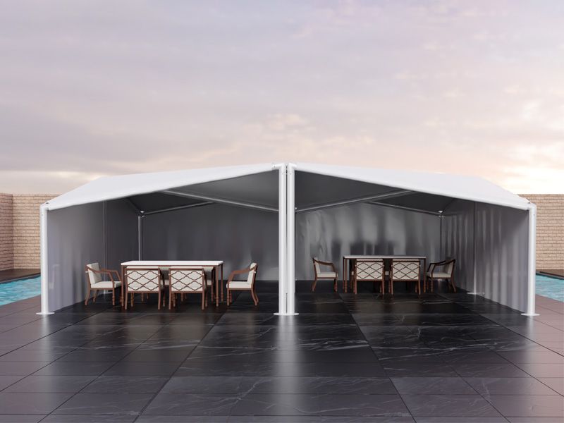 Шатёр Кайт белый 12x12 (Со стенками)