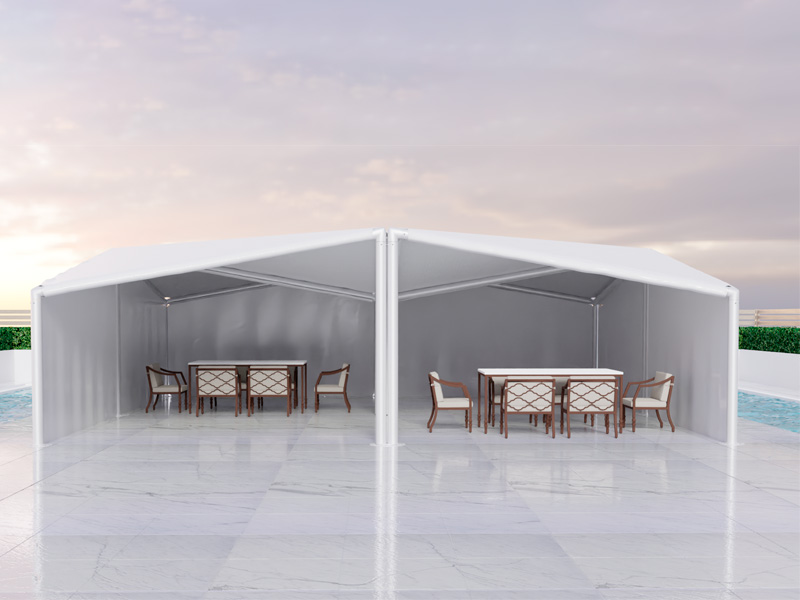 Шатёр Кайт белый 12x12 (Со стенками)