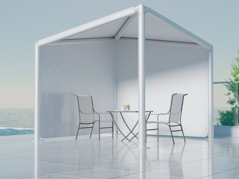 Шатёр Кайт белый 4x4 (Со стенами)