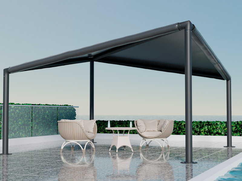 Шатёр Кайт 6x6 (Чёрный)