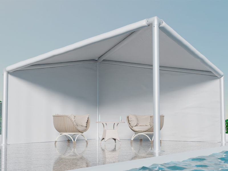 Шатёр Кайт белый 6x6 (Со стенами)