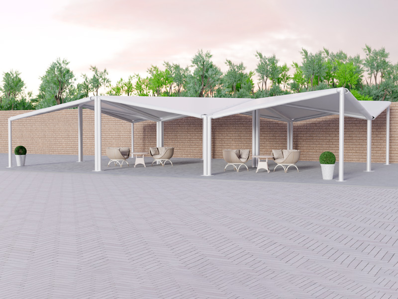 Шатёр Кайт белый Выставочный 12x18