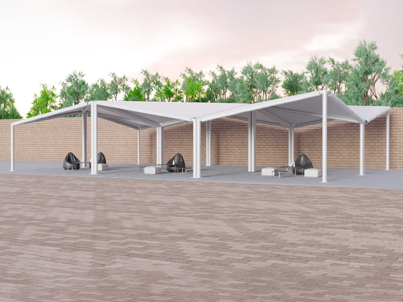 Шатёр Кайт белый Выставочный 12x18