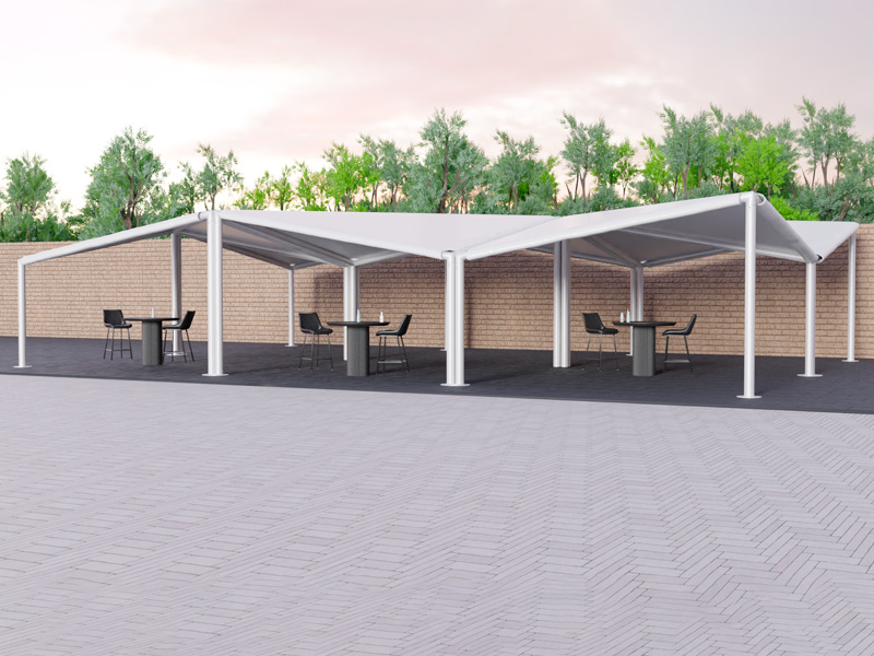 Шатёр Кайт белый Выставочный 12x18