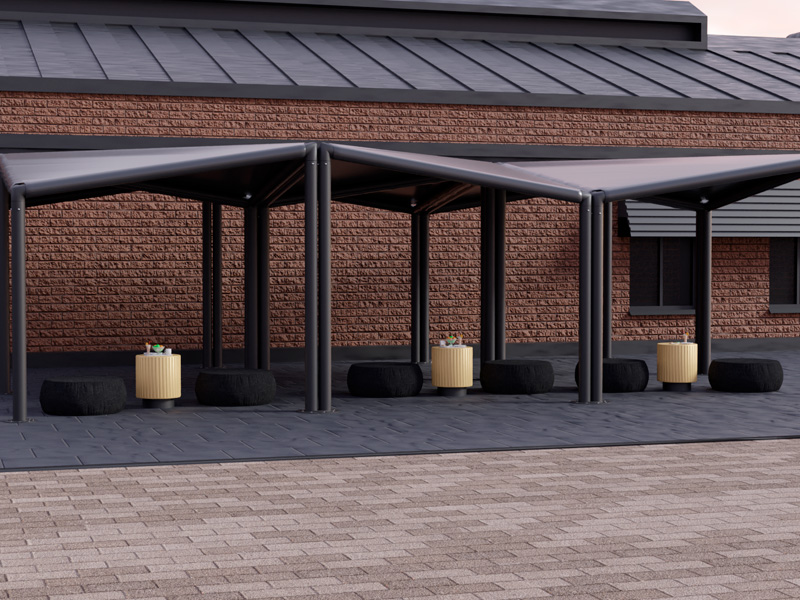 Шатёр Кайт Выставочный 8x12 (Чёрный)