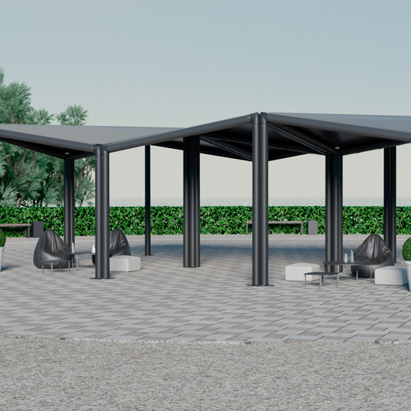 Шатёр Кайт Выставочный 8x12 (Чёрный)