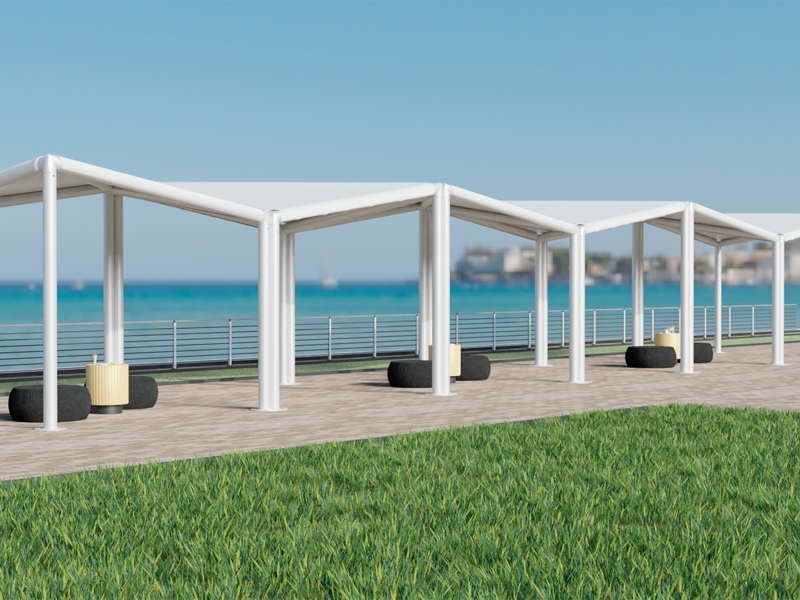 Шатёр Кайт белый Ярмарочный 4x24