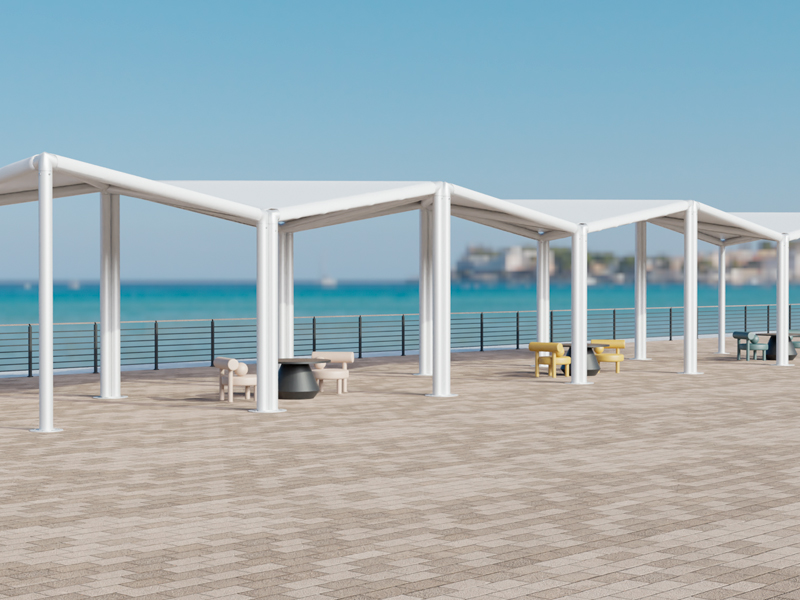 Шатёр Кайт белый Ярмарочный 4x24