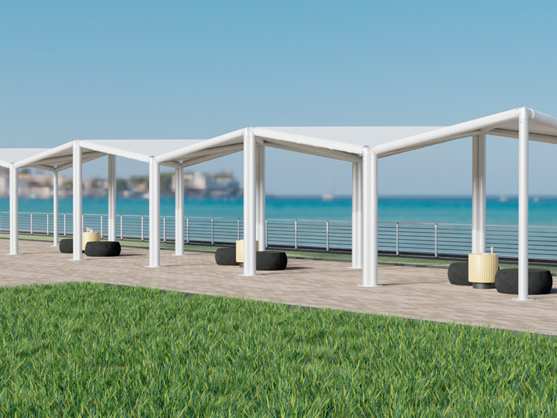 Шатёр Кайт белый Ярмарочный 4x24