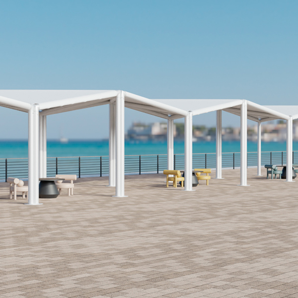 Шатёр Кайт белый Ярмарочный 4x24