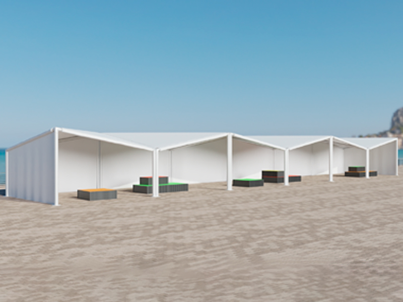 Шатёр Кайт белый Ярмарочный 6x36 (Со стенками)