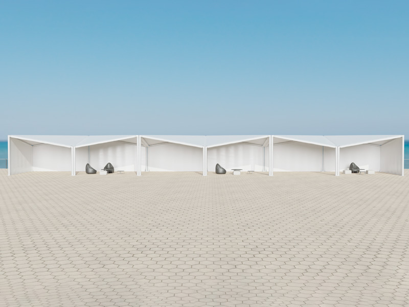 Шатёр Кайт белый Ярмарочный 6x36 (Со стенками)