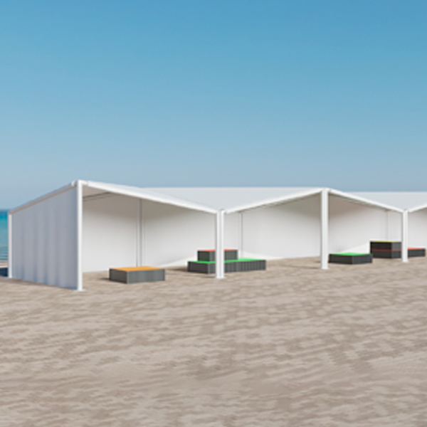 Шатёр Кайт белый Ярмарочный 6x36 (Со стенками)