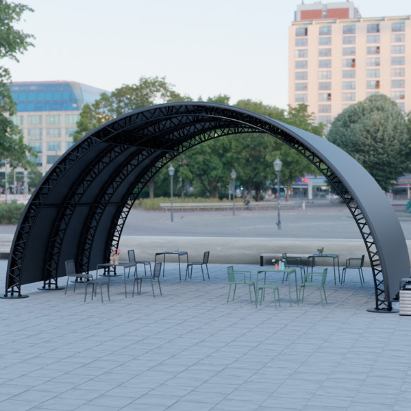 Шатёр «Тоннельный» из ферм 8x6 (Чёрный)