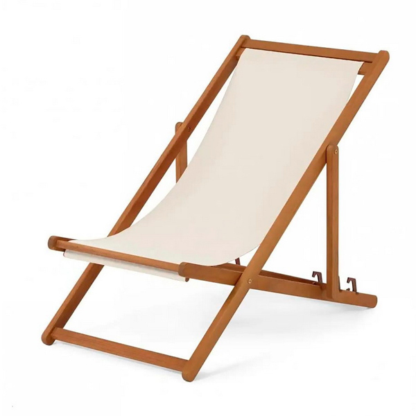 Шезлонг бежевый