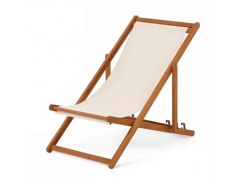 Шезлонг бежевый
