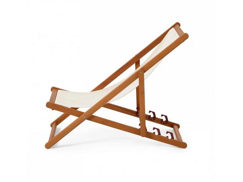 Шезлонг бежевый