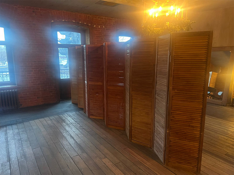 Ширма Коричневое дерево