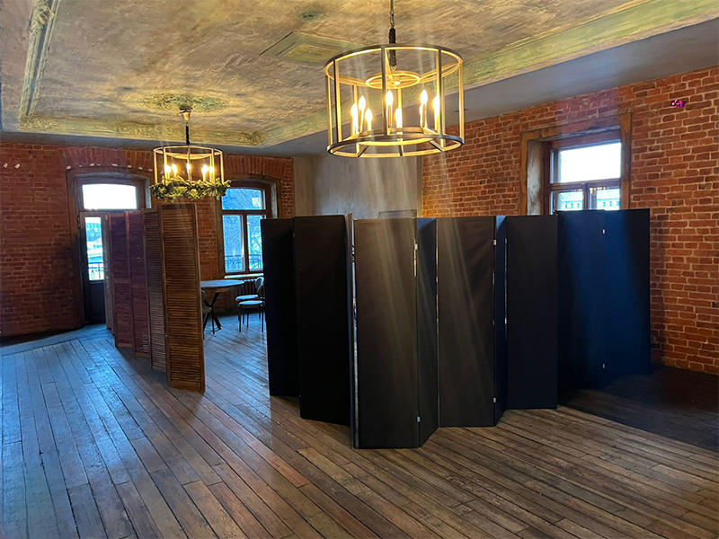 Ширма Коричневое дерево