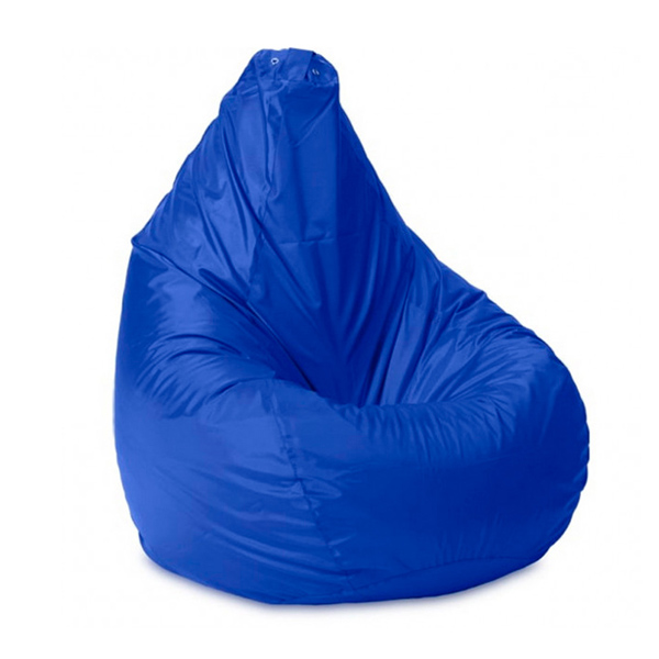 Синий пуфик