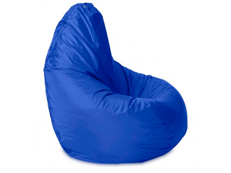 Синий пуфик