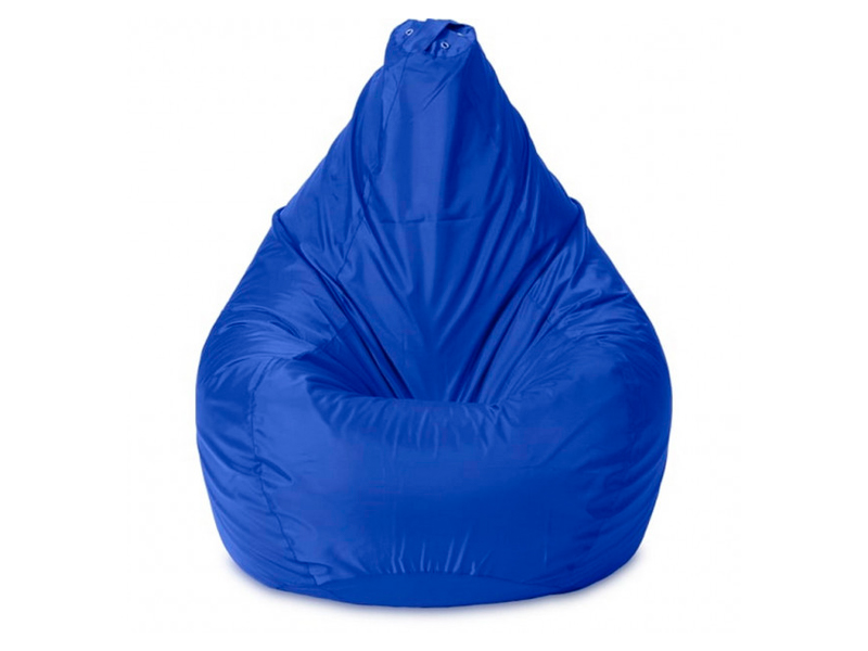 Синий пуфик