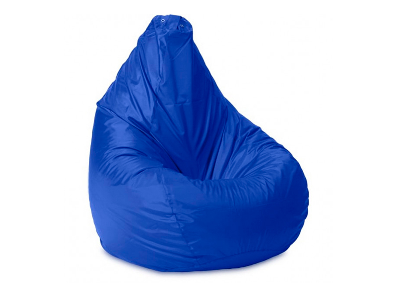 Синий пуфик