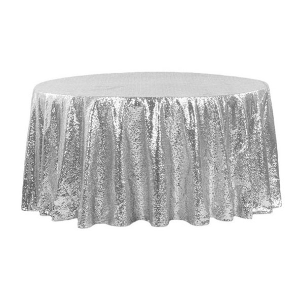 Скатерть банкетная с пайетками