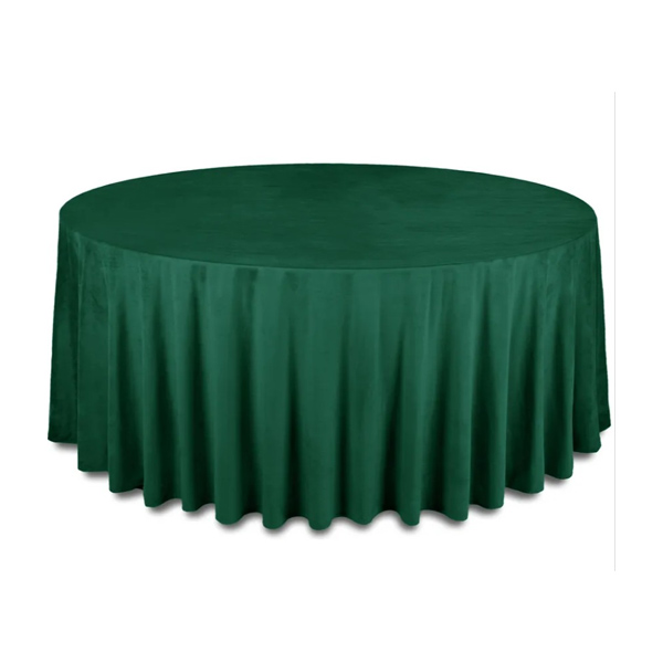 Скатерть бархатная "Изумрудная" D 3м