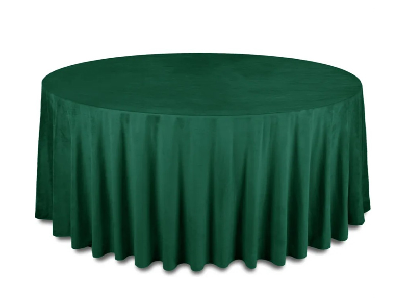 Скатерть бархатная "Изумрудная" D 3м