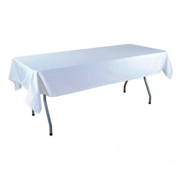 Скатерть прямоугольная 1,4×2,4м белая