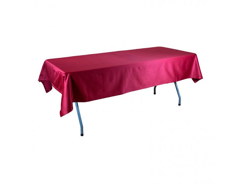 Скатерть прямоугольная 1,4-2,4м бордовая