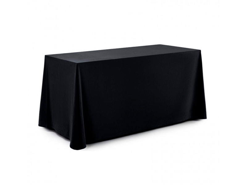 Скатерть прямоугольная черная