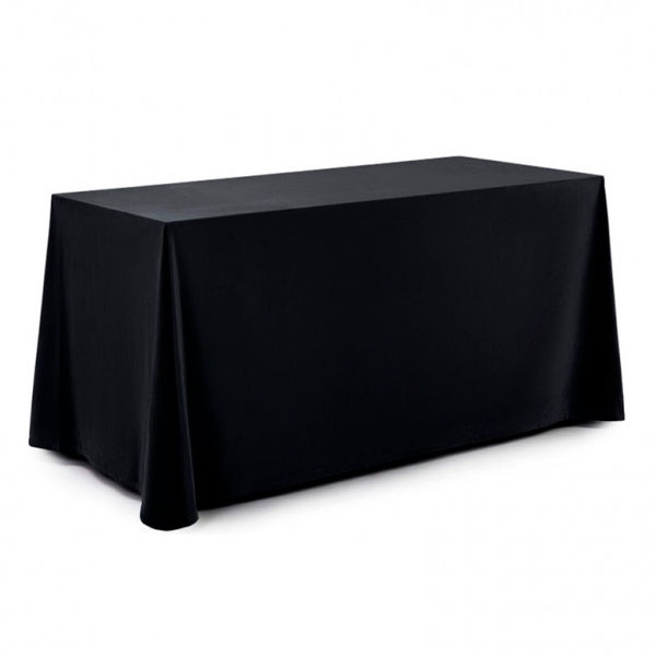 Скатерть прямоугольная черная