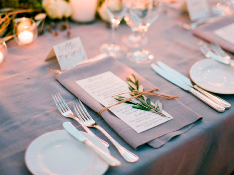 Скатерть прямоугольная серая