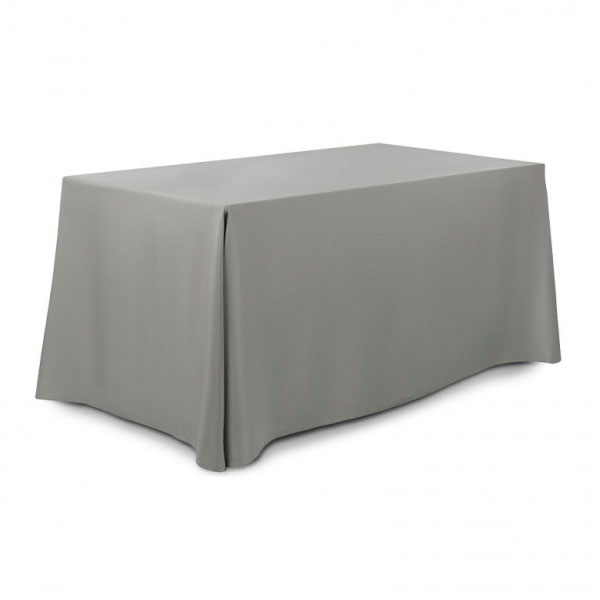 Скатерть прямоугольная серая