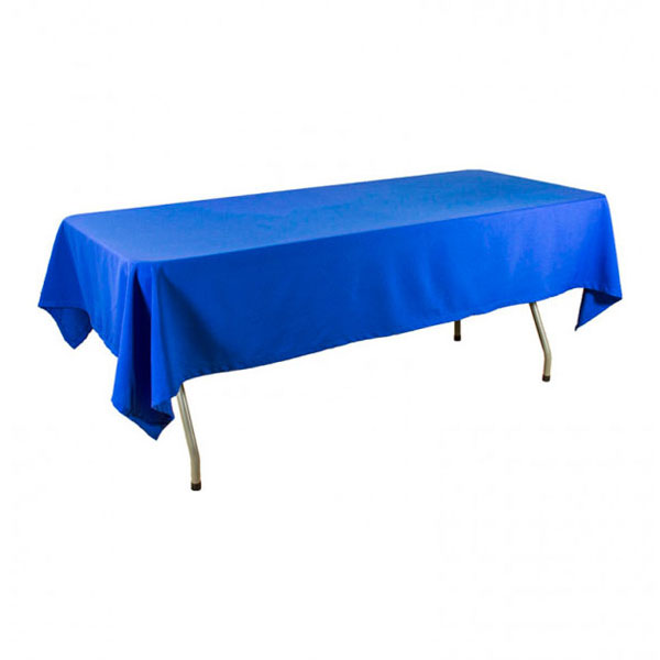 Скатерть прямоугольная синяя «Жаккард»