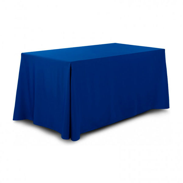 Скатерть прямоугольная синяя