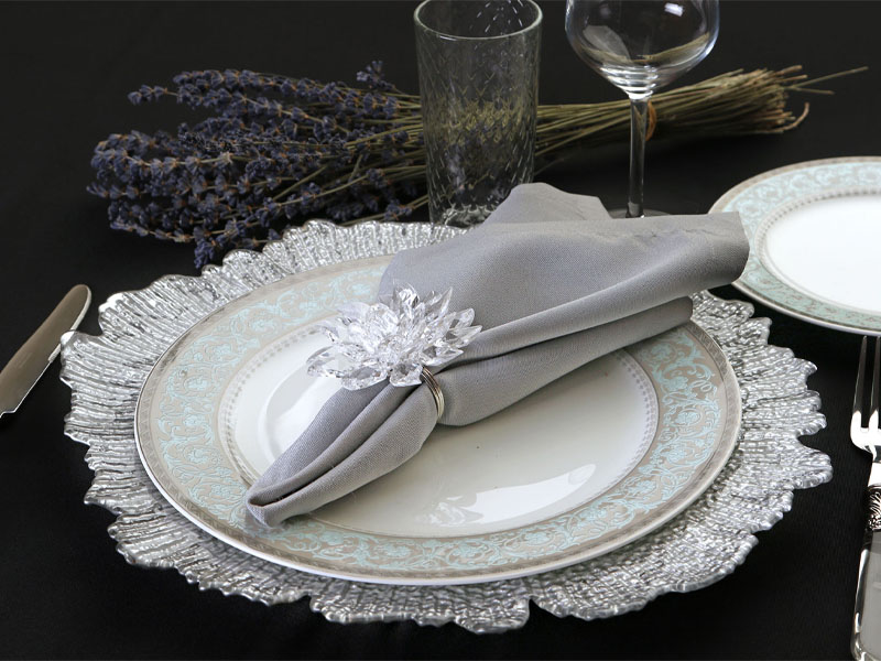 Салфетка серая