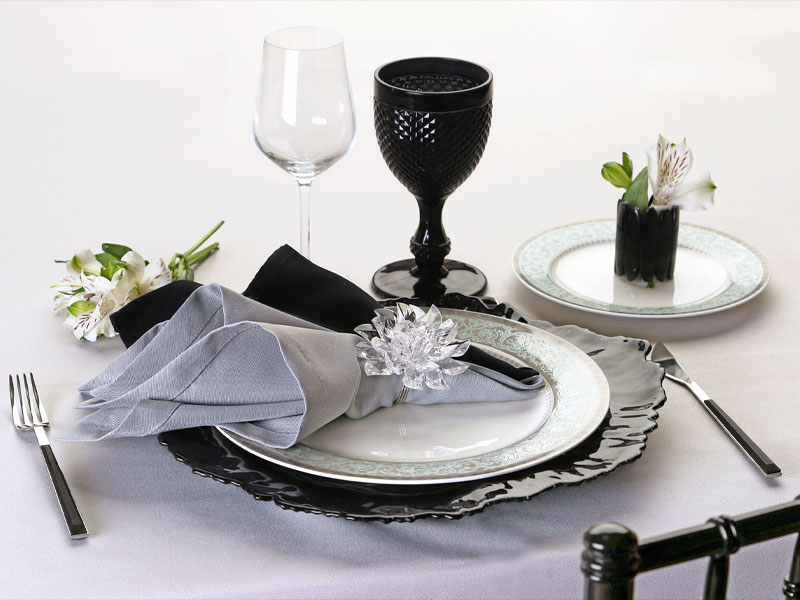 Салфетка серая