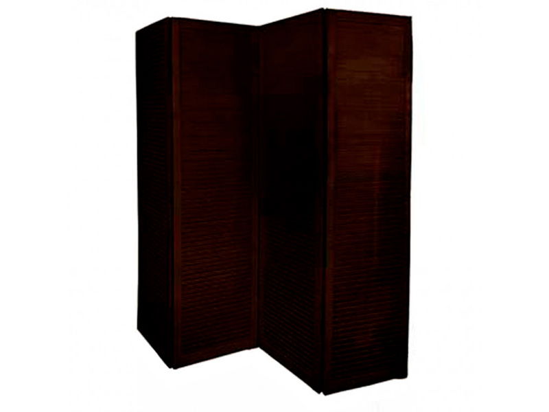 Складная ширма коричневая