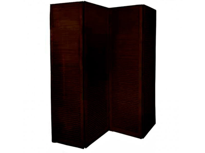 Складная ширма коричневая