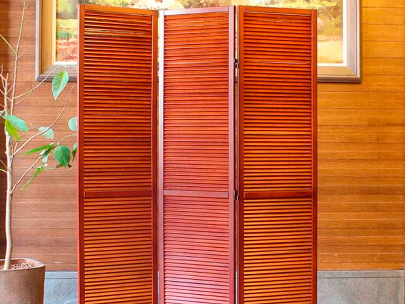 Складная ширма золотая