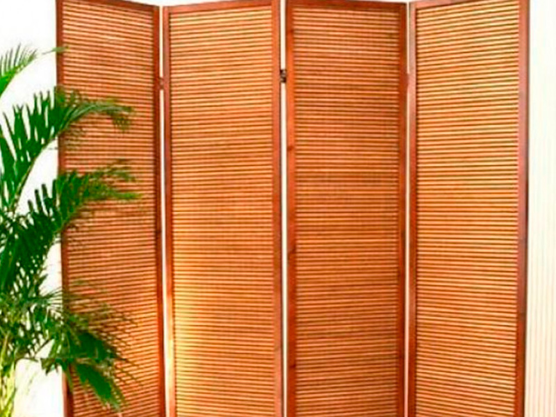 Складная ширма золотая